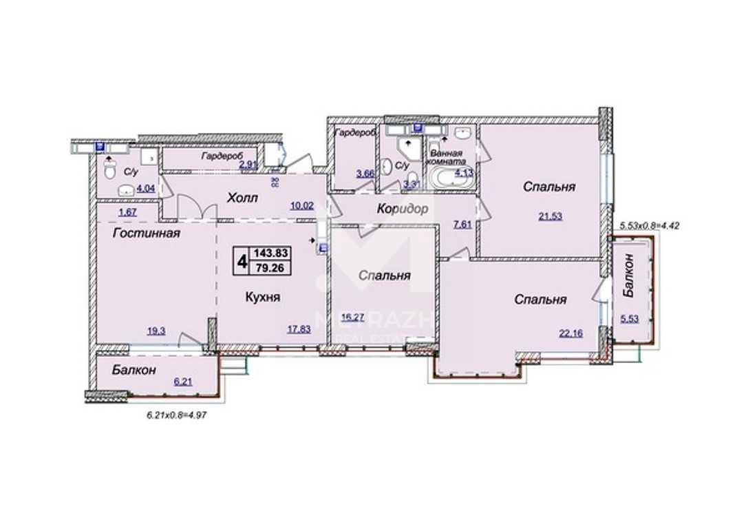 Sale 3-room apartment 145 m², Андрія Верхогляда, RC Novopecherskie Lipki • ID 7685 — photo 12