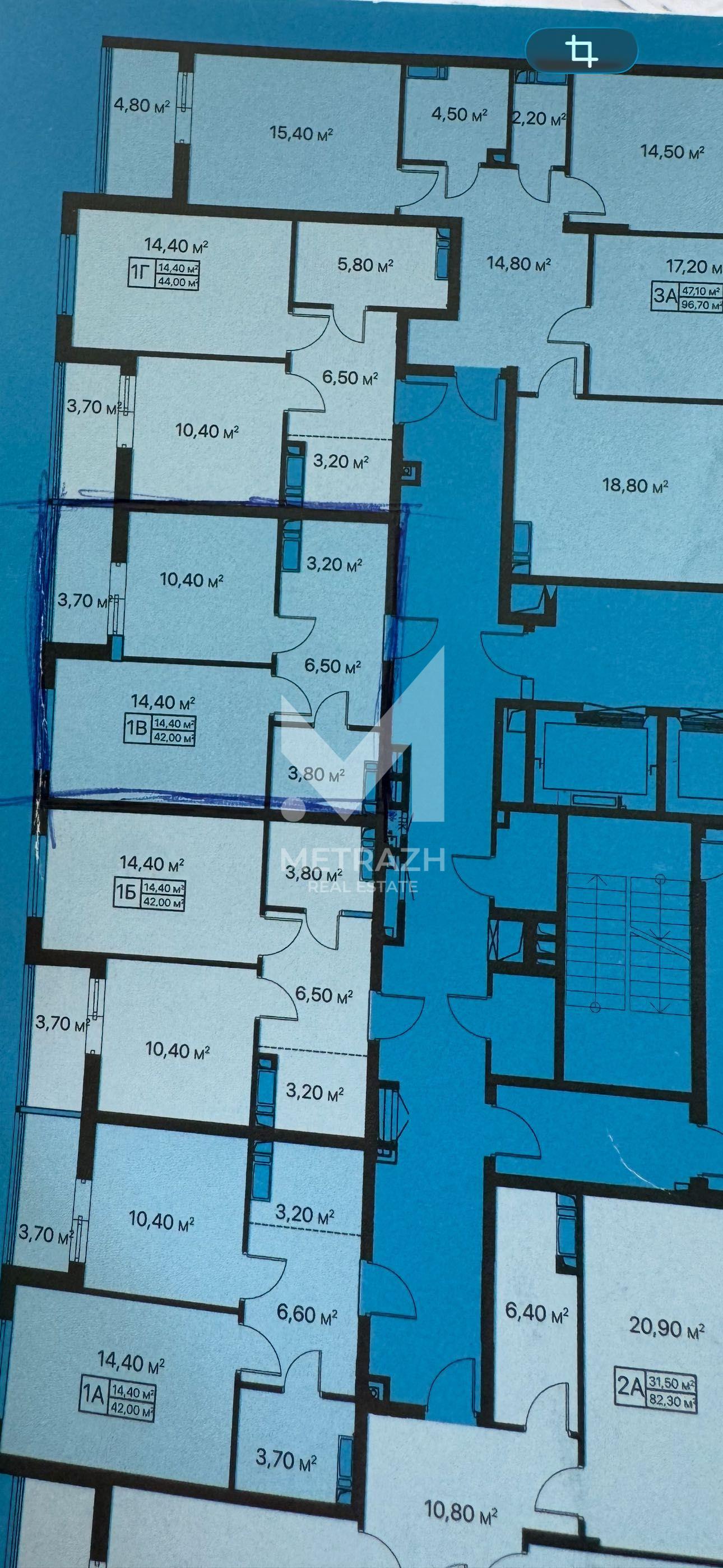 Sale 1-room apartment 42 m², Ревуцького, RC Lebedyniy • ID 7661 — photo 9