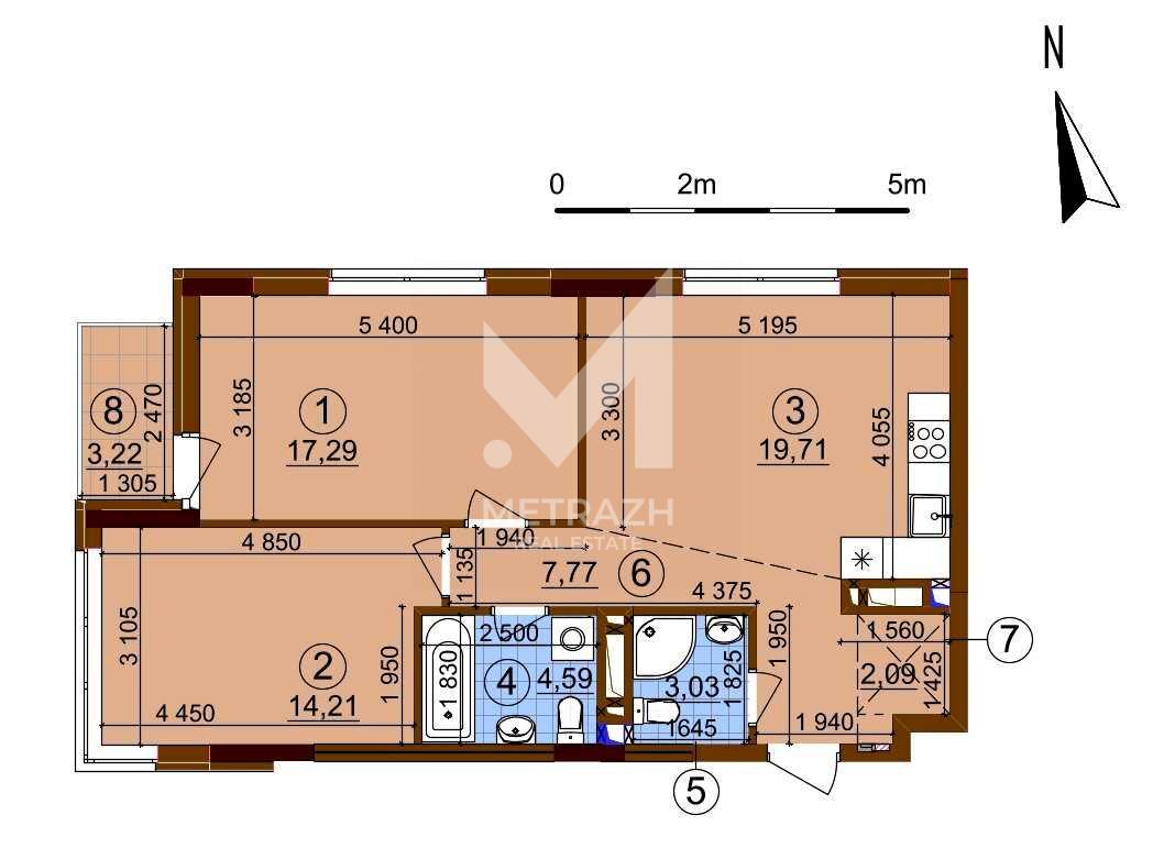 Sale 2-room apartment 70 m², Родини Крістерів, RC Warsawsky 2 • ID 7624 — photo 20