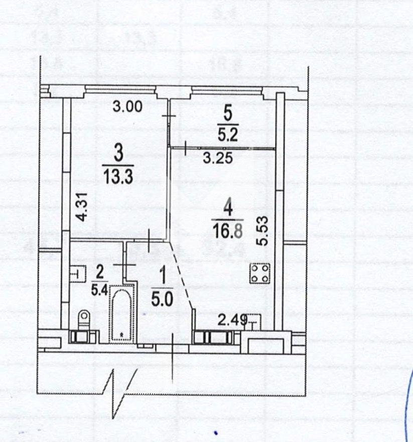 Sale 1-room apartment 46 m², Причальна, RC Great • ID 7425 — photo 2