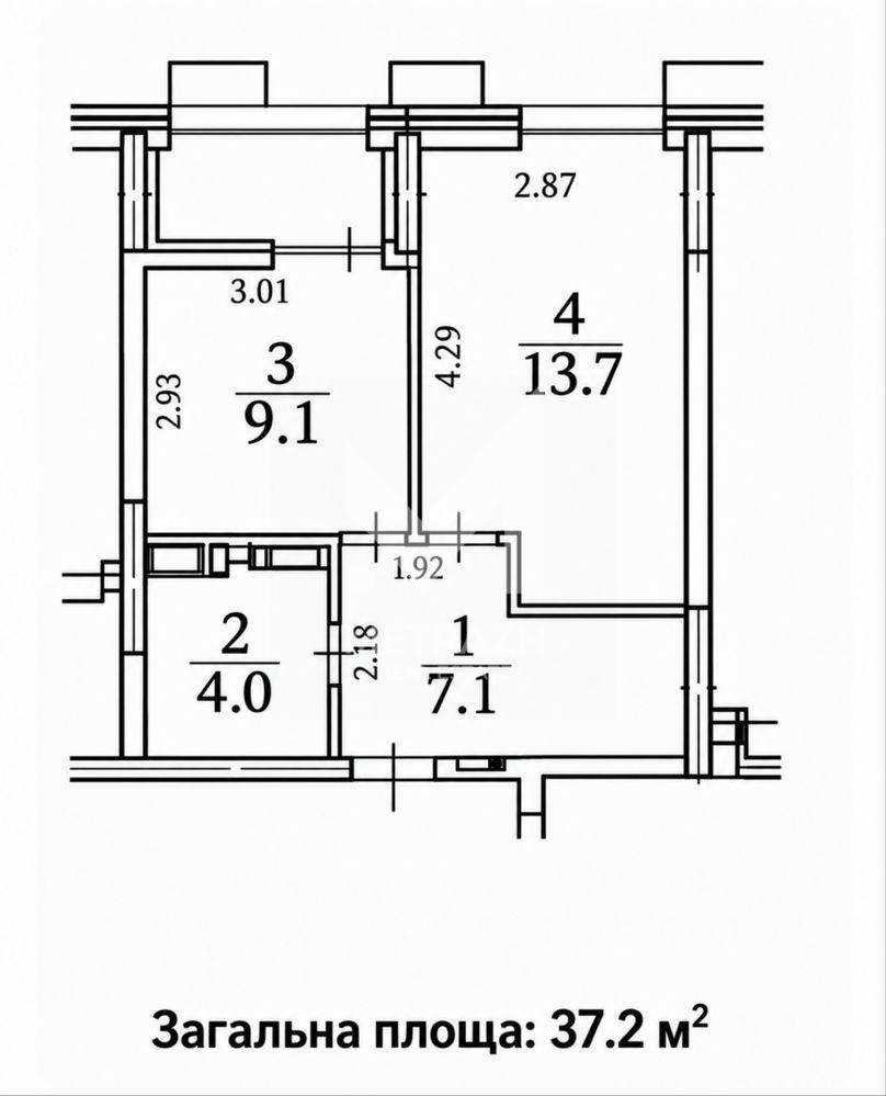 Продажа 1-комнатной квартиры 37 м², Котарбінського Вільгельма, ЖК Старт • ID 7712 — фото 3