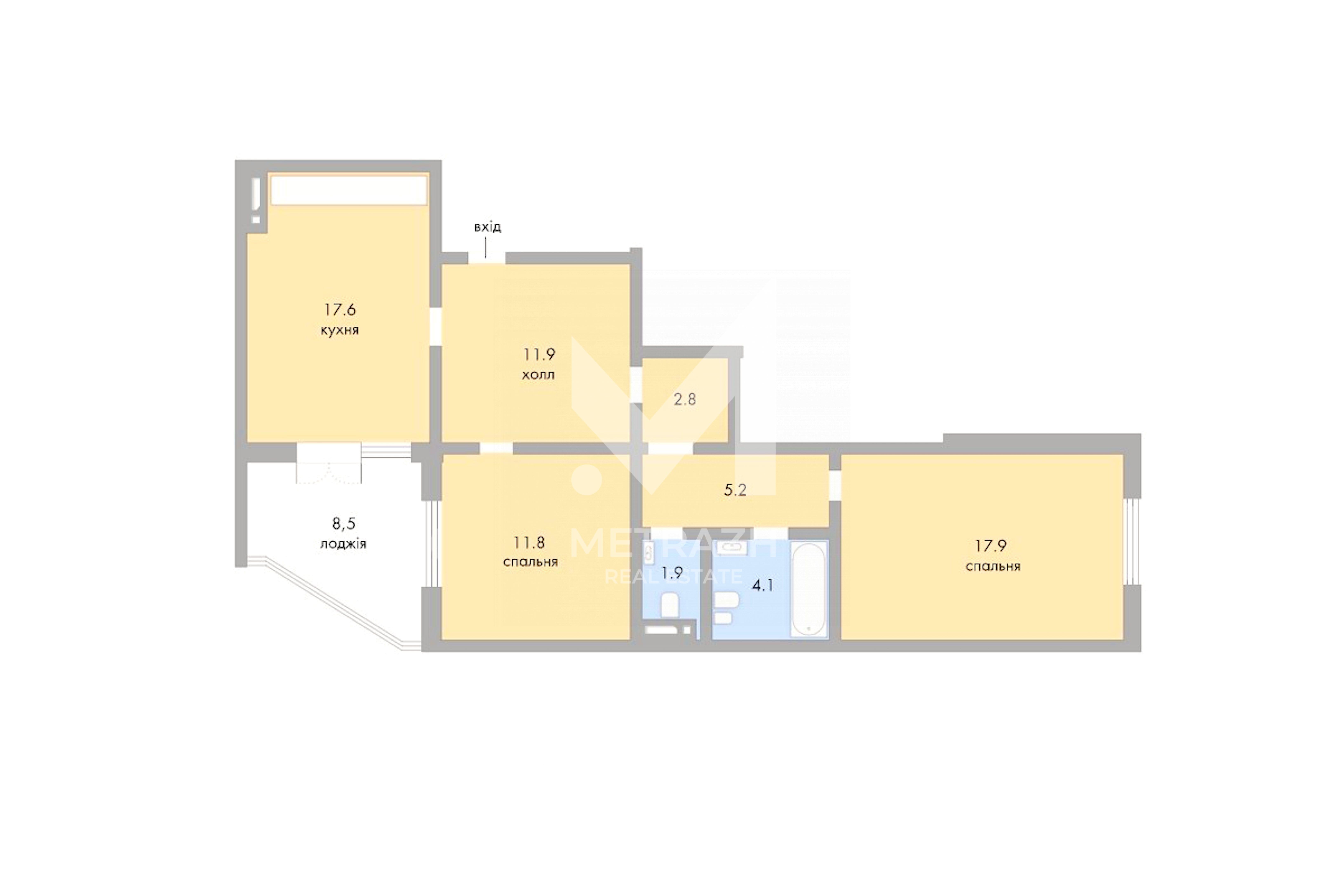 Продажа 2-комнатной квартиры 77 м², Меліоративна, ЖК Деснянський • ID 7709 — фото 5