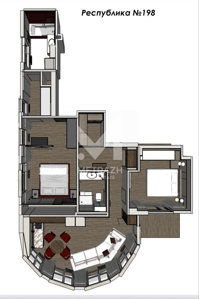 Sale 2-room apartment 83 m², Родини Кістяківських, ЖК Respublika • ID 7498 — photo 5