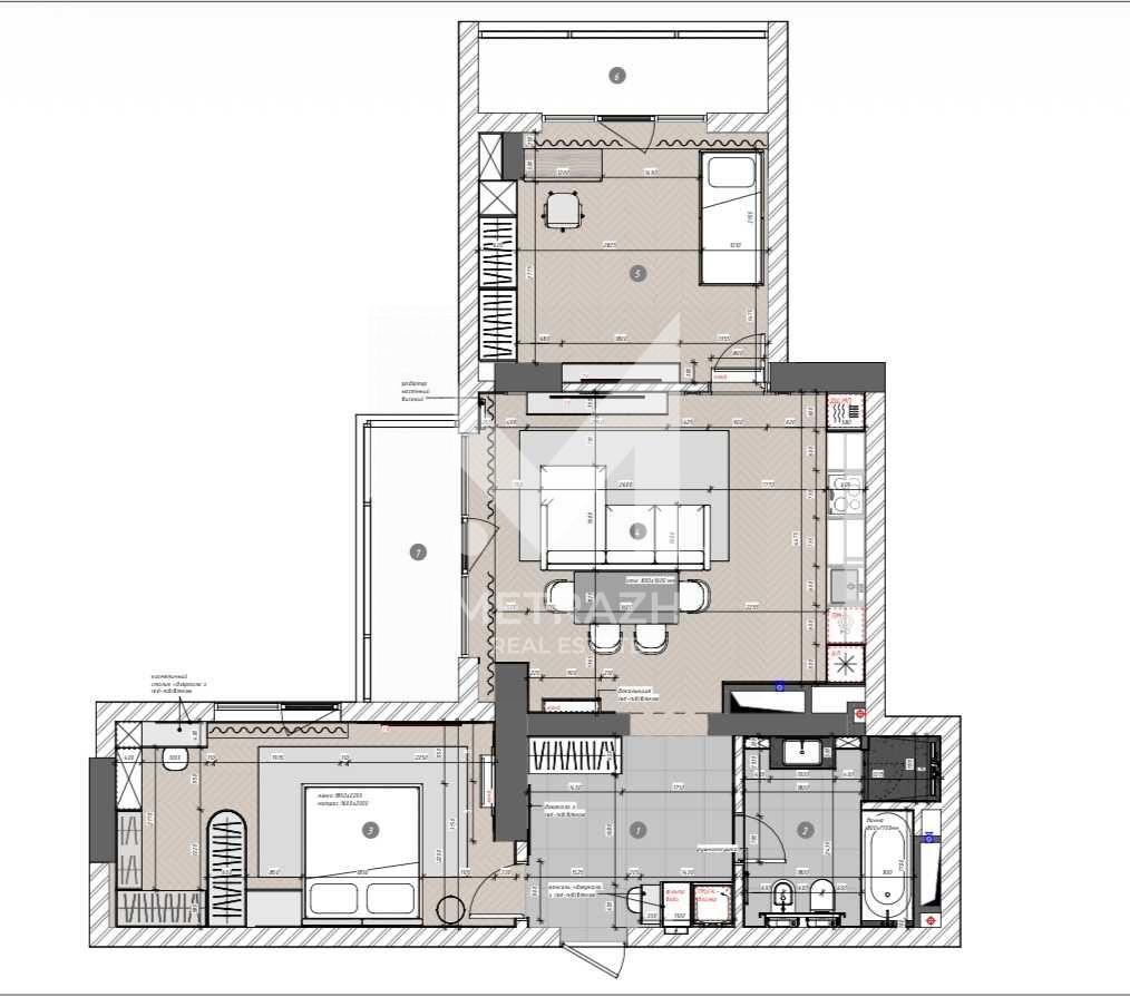 Sale 2-room apartment 85 m², Січових Стрільців, ЖК А52 • ID 7427 — photo 7