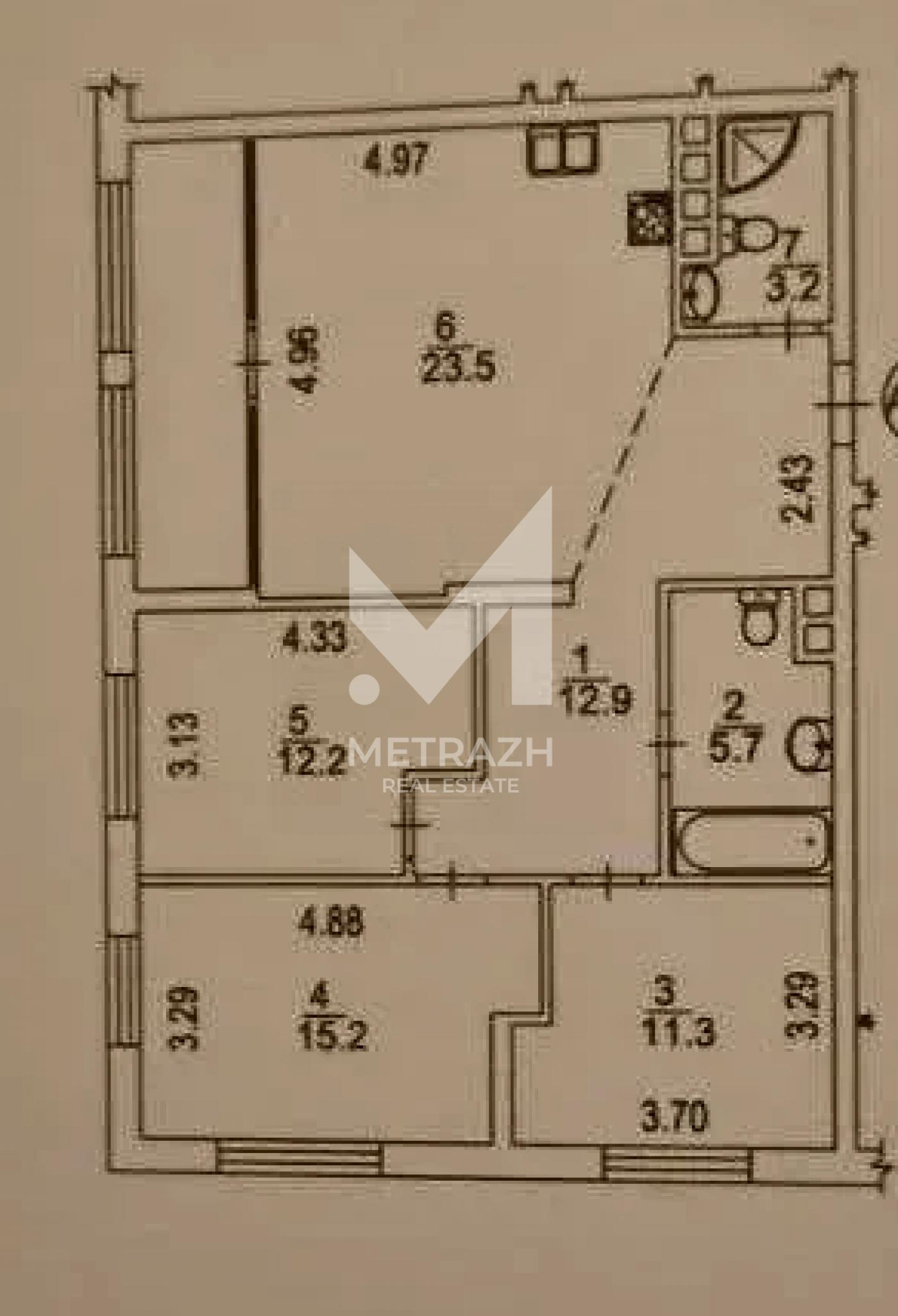 Продажа 3-комнатной квартиры 96 м², Дніпровська наб., ЖК Seven • ID 7759 — фото 4