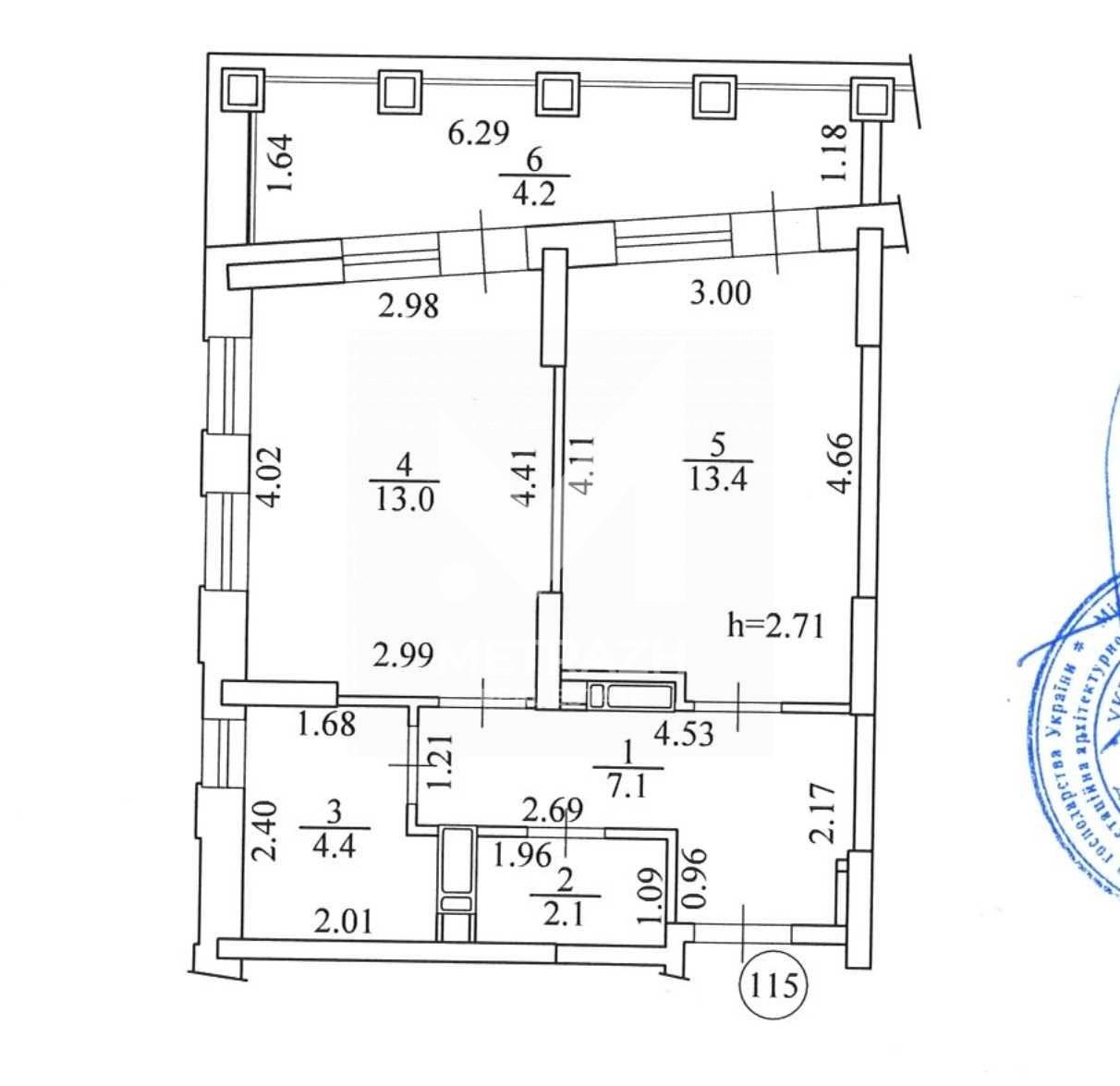 Продажа 1-комнатной квартиры 44 м², Столичне шосе, ЖК Svitlo Park • ID 7704 — фото 17