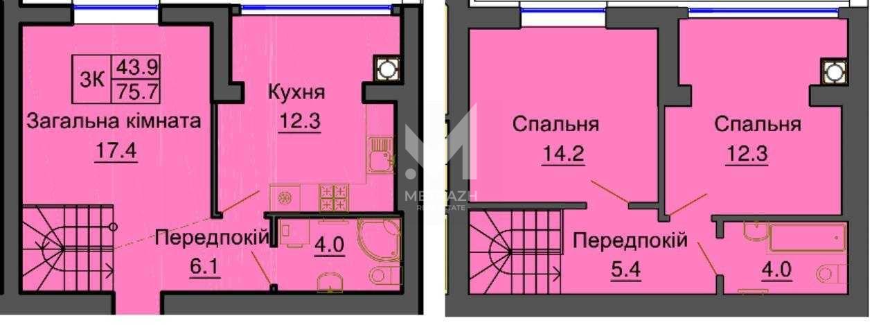 Sale 3-room apartment 78 m², Миру, ЖК Sofia Nova • ID 7587 — photo 3