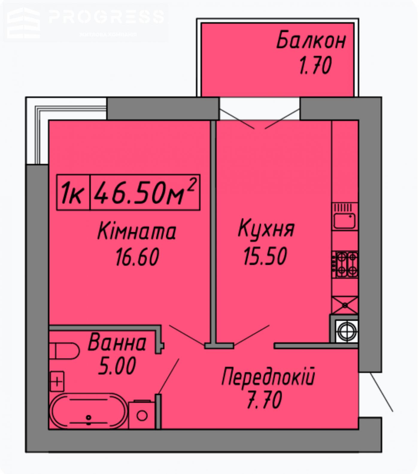 Продаж ексклюзивної 1кімнатноі квартири «Скандинавія» - 2