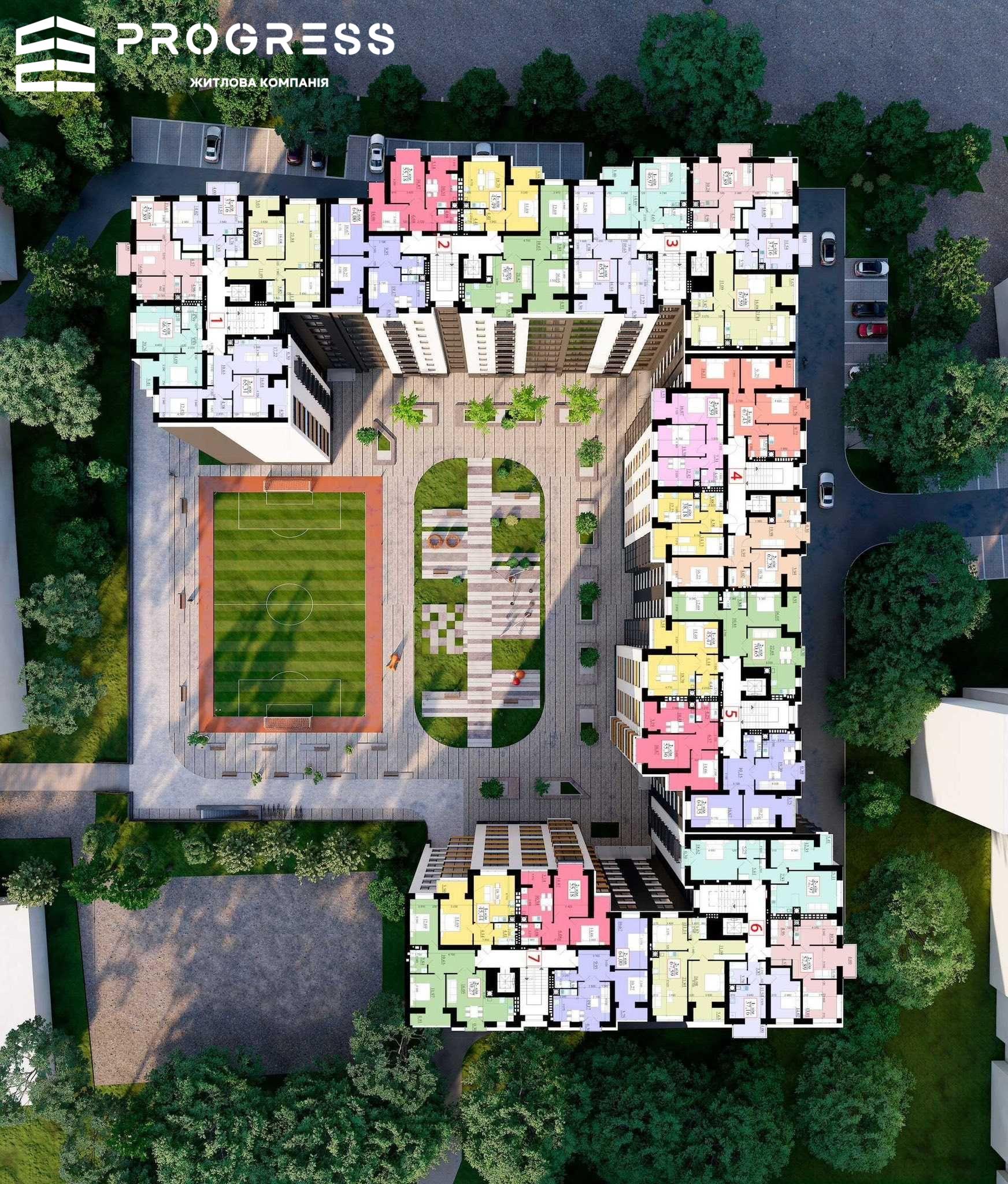 Cheaply for sale 1-room apartment in RC "Lypky 2" – near the lake park - 21